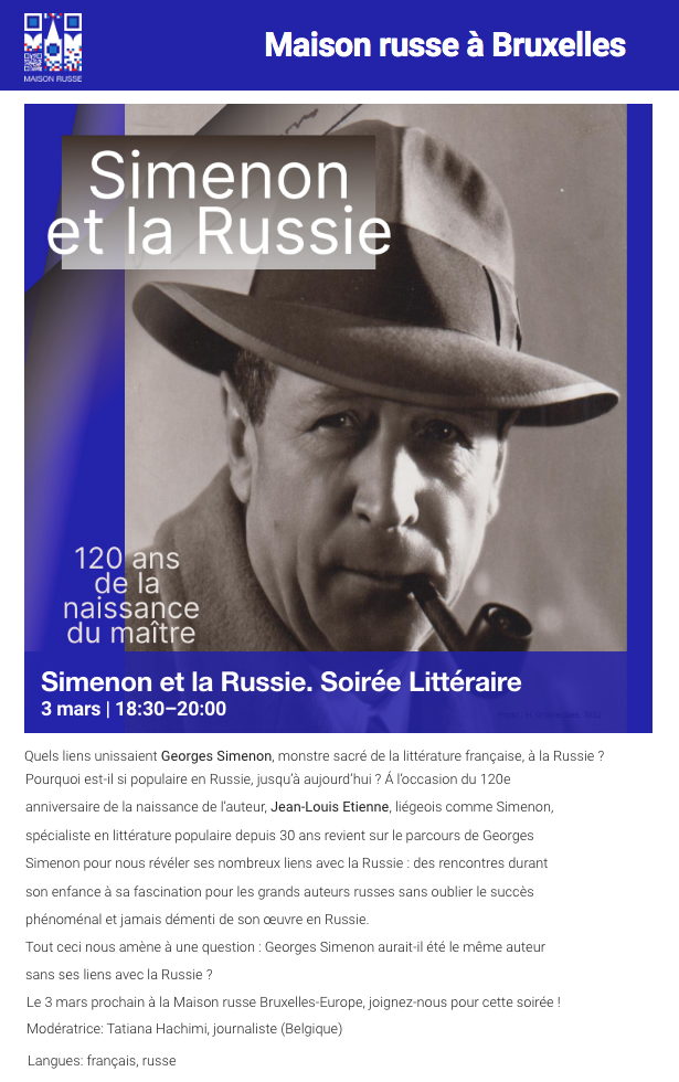 Simenon et la Russie. 